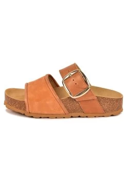 Pataugas Lula/Mix/Nu F2I - Sandalias Planas - Camel